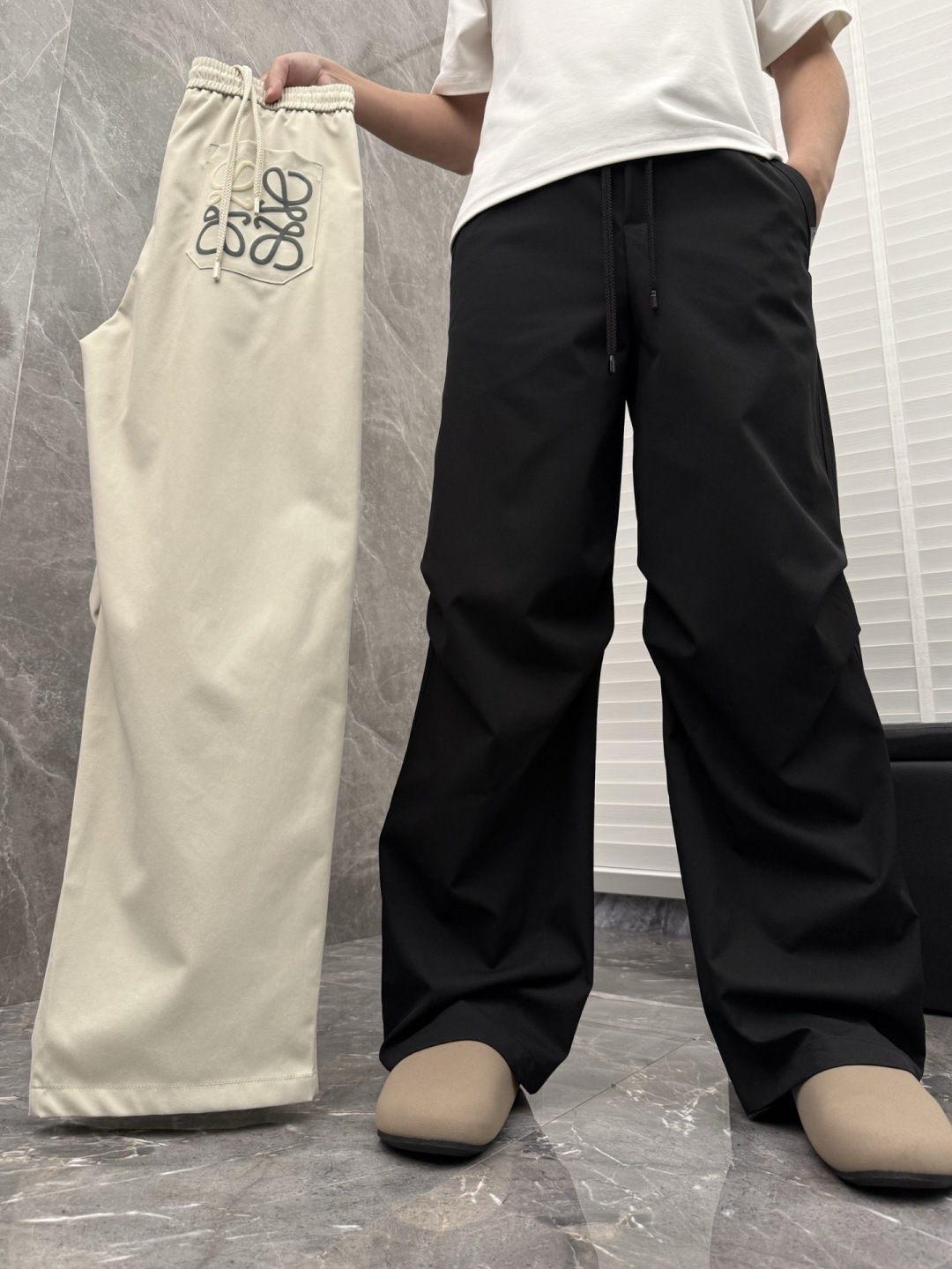 罗意威 新款经典高定新款工装裤，采用梭织面料，超级亲肤舒适，面料超绝，工装口袋设计，上身效果超级帅气！颜