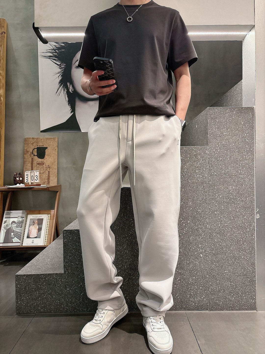 2026 春夏新品 杰尼亚休闲裤颜色： 米色 黑色码数：M-5XL