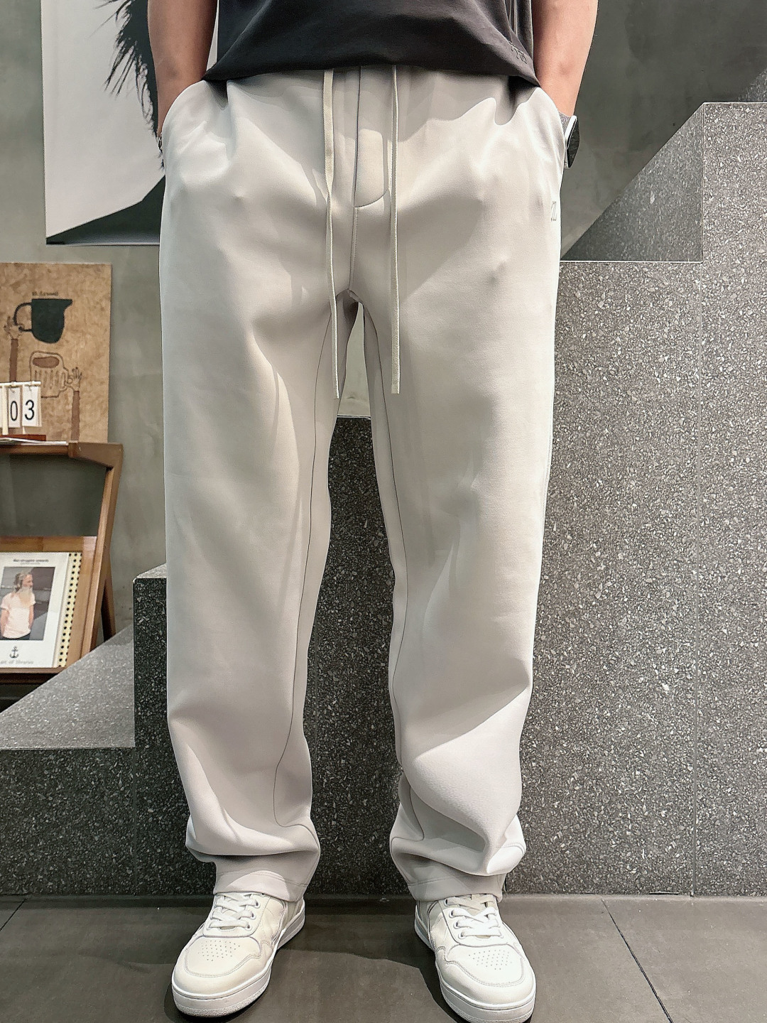 2026 春夏新品 杰尼亚休闲裤颜色： 米色 黑色码数：M-5XL