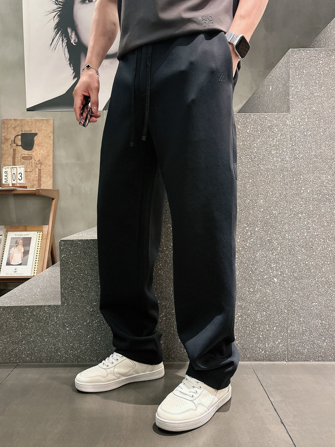 2026 春夏新品 杰尼亚休闲裤颜色： 米色 黑色码数：M-5XL