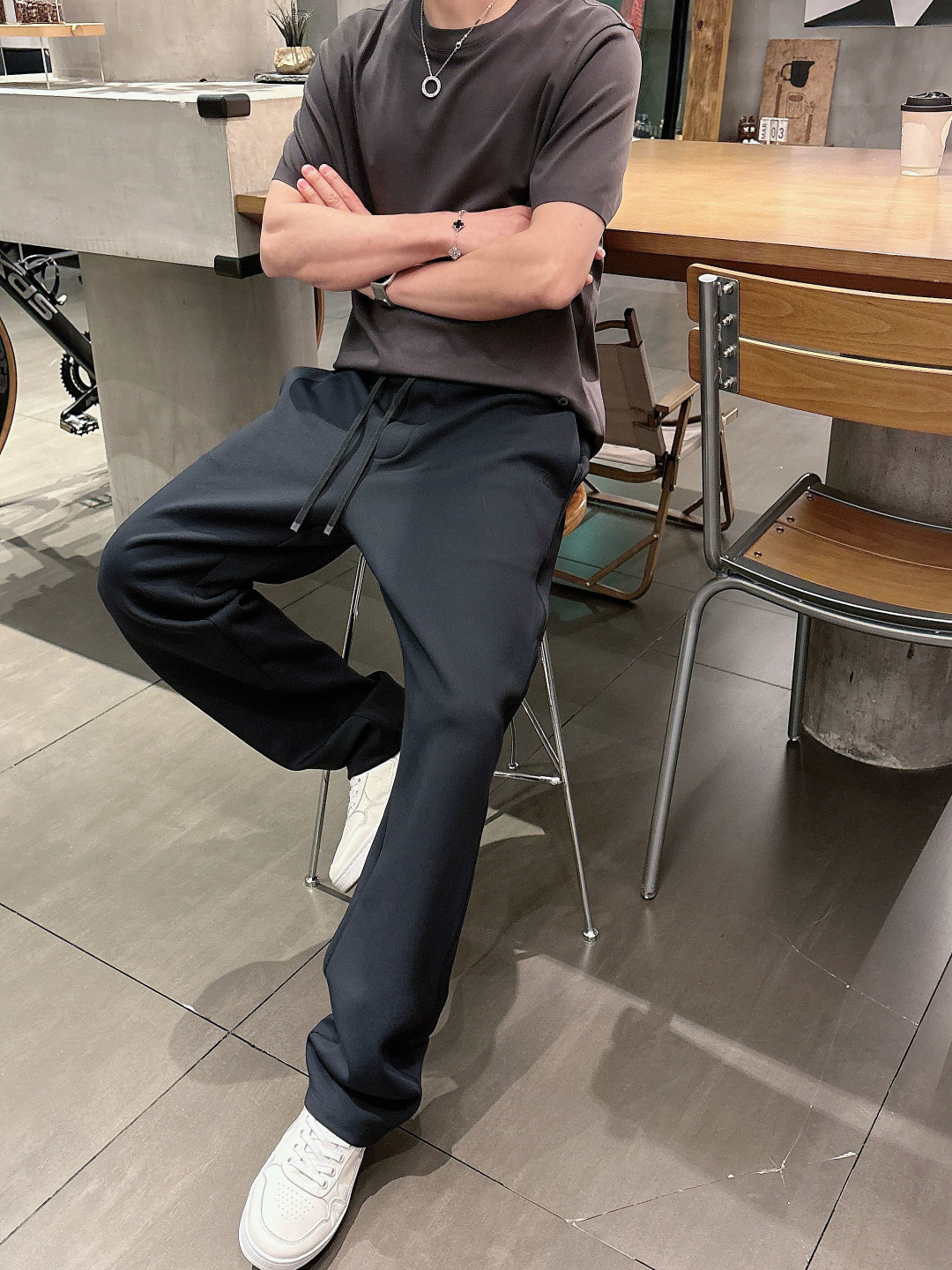 2026 春夏新品 杰尼亚休闲裤颜色： 米色 黑色码数：M-5XL