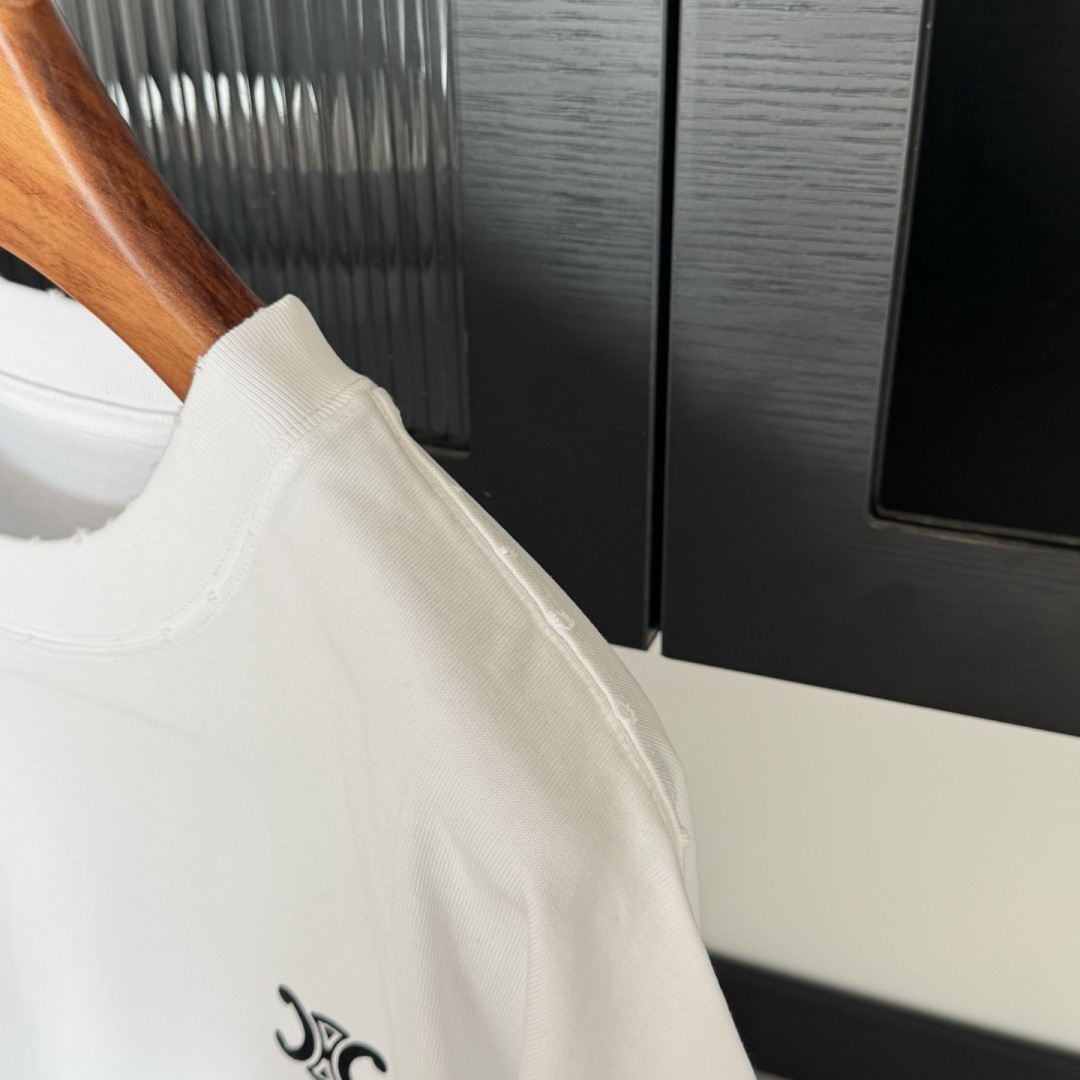 CELINE🌟2026年新款春季短袖🆕采用纯棉面料，手感细腻，超级时尚洋气！码数：XS S M L XL