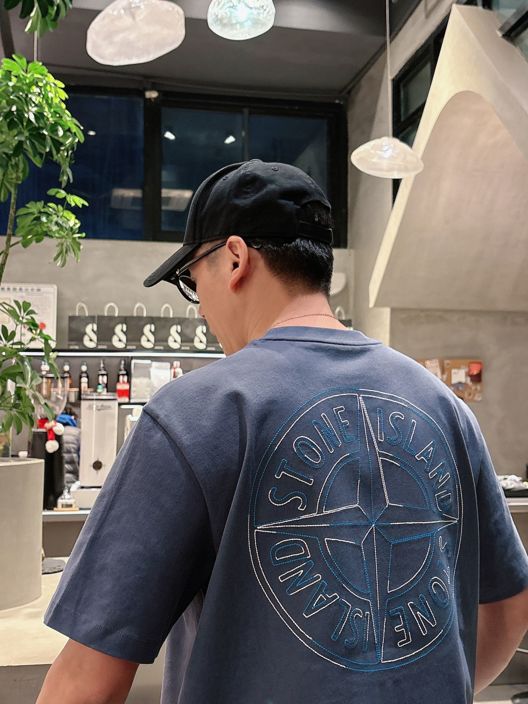 Stone Island 2026春夏短袖系列尺码: M-5XL 微阔版型克重：260克重 潮棉短袖成份
