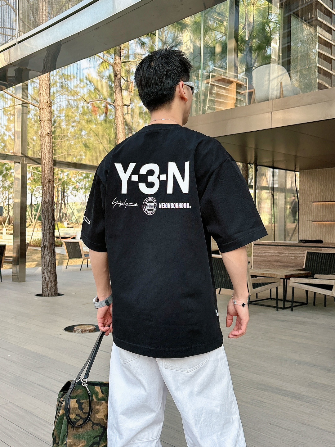(高版本）Y-3山本耀司 26春夏新品宽松版型短袖T恤，采用定制340g高克重棉面料，非常有质感，袖口下
