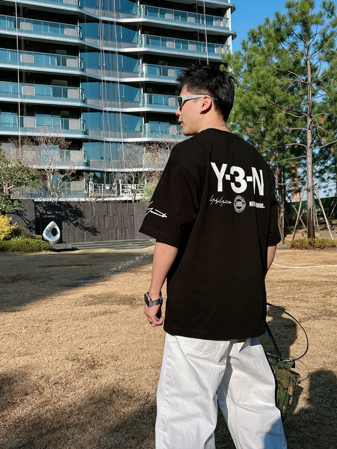 (高版本）Y-3山本耀司 26春夏新品宽松版型短袖T恤，采用定制340g高克重棉面料，非常有质感，袖口下
