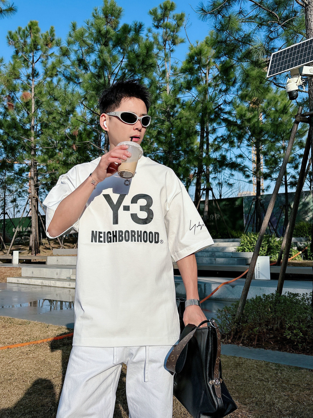 (高版本）Y-3山本耀司 26春夏新品宽松版型短袖T恤，采用定制340g高克重棉面料，非常有质感，袖口下