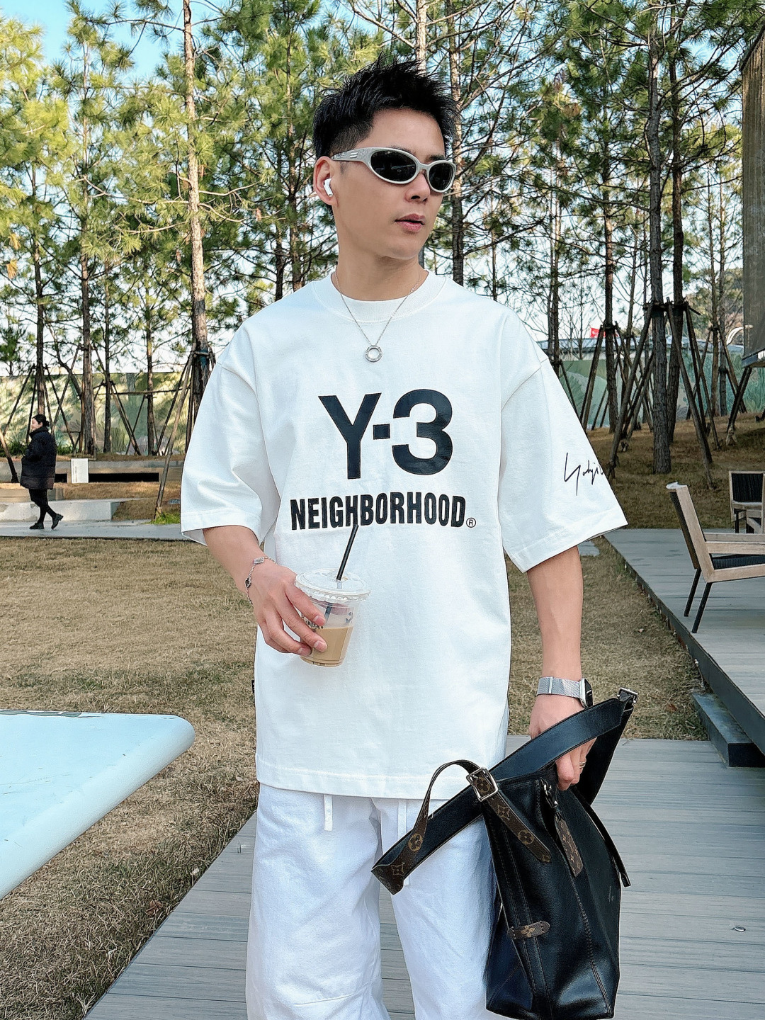 (高版本）Y-3山本耀司 26春夏新品宽松版型短袖T恤，采用定制340g高克重棉面料，非常有质感，袖口下