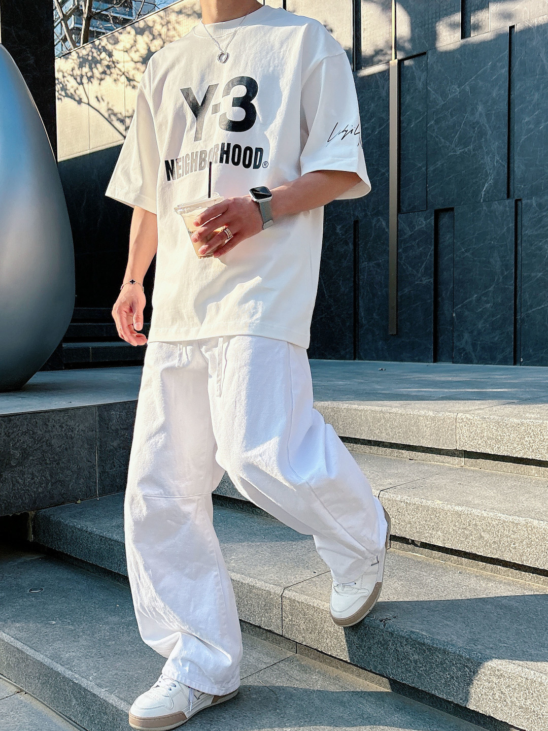 (高版本）Y-3山本耀司 26春夏新品宽松版型短袖T恤，采用定制340g高克重棉面料，非常有质感，袖口下