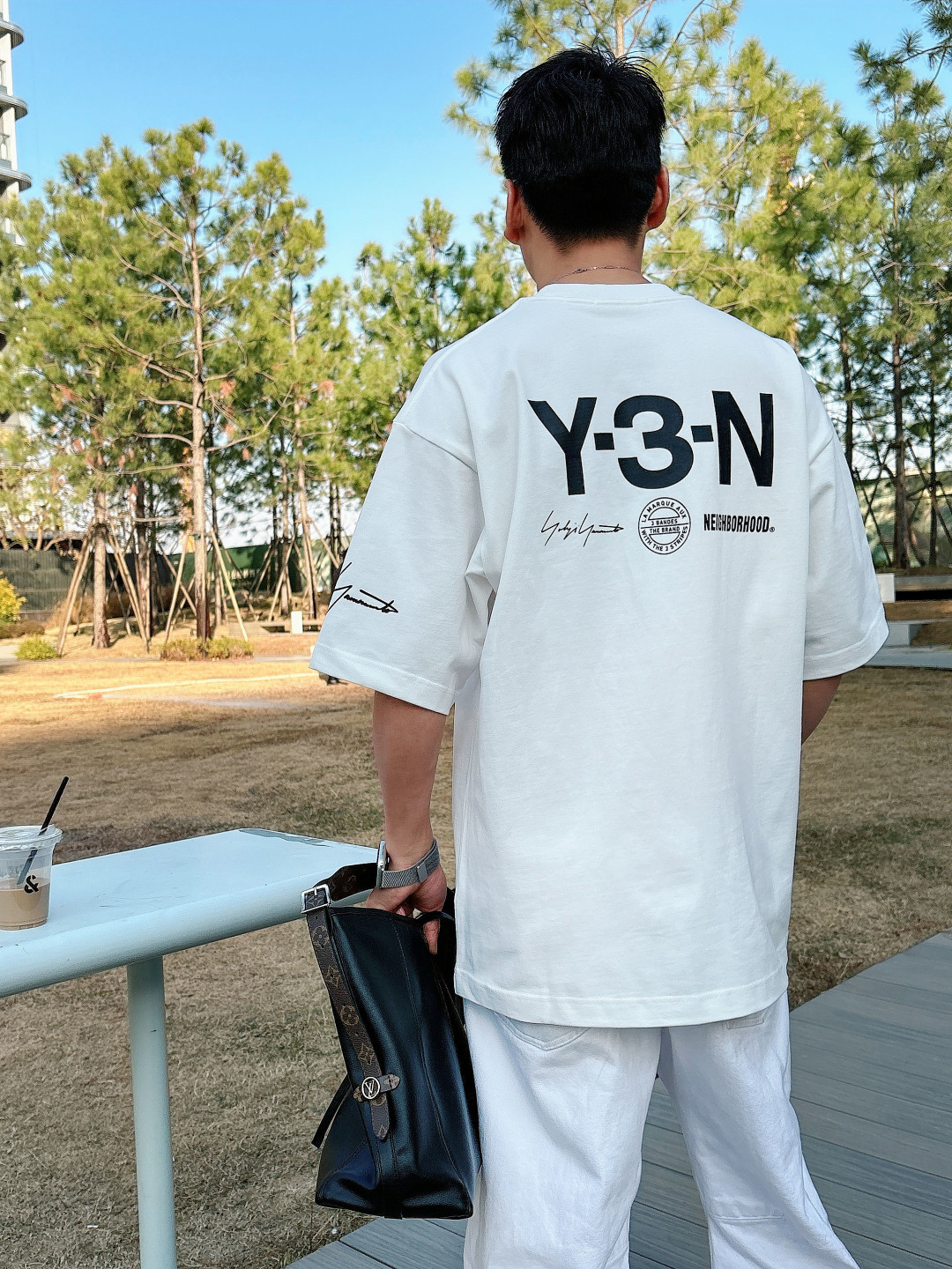 (高版本）Y-3山本耀司 26春夏新品宽松版型短袖T恤，采用定制340g高克重棉面料，非常有质感，袖口下
