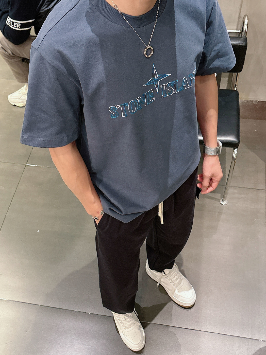 Stone Island 2026春夏短袖系列尺码: M-5XL 微阔版型克重：260克重 潮棉短袖成份