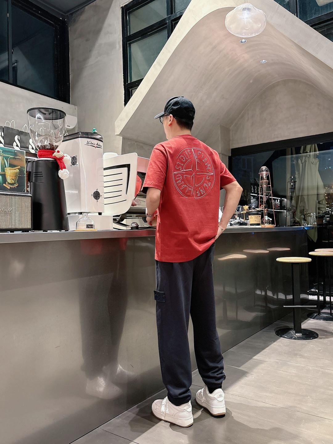 Stone Island 2026春夏短袖系列尺码: M-5XL 微阔版型克重：260克重 潮棉短袖成份