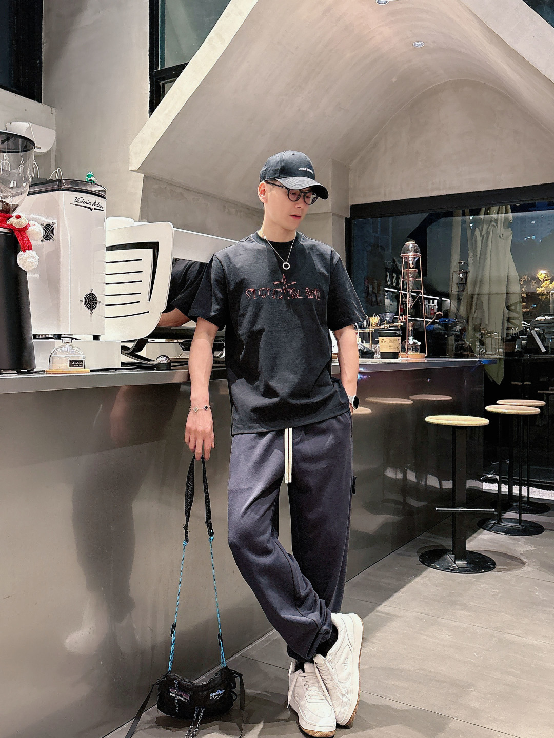 Stone Island 2026春夏短袖系列尺码: M-5XL 微阔版型克重：260克重 潮棉短袖成份