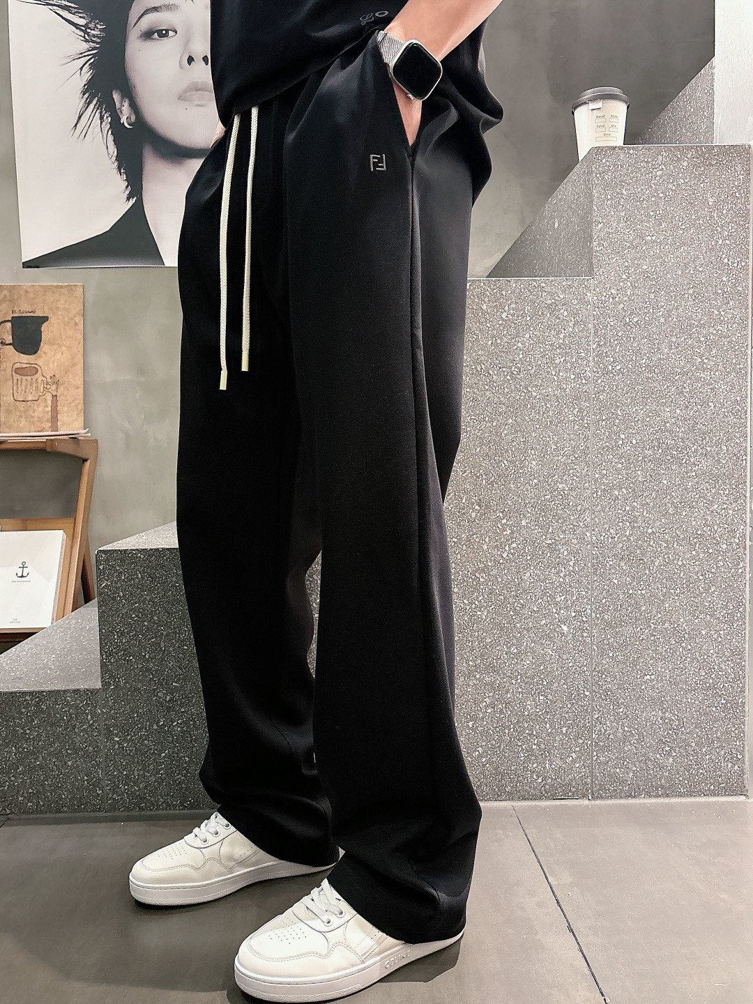 2026 春夏新品 FD休闲裤颜色： 黑色 石墨灰码数：M-5XL