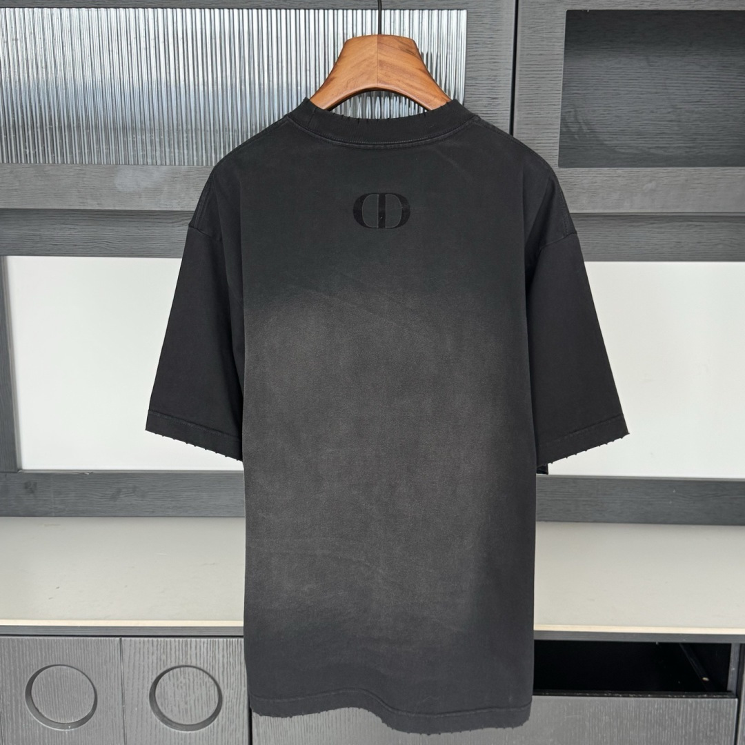 Dior🌟2026年新款春季短袖🆕采用纯棉面料，手感细腻，超级时尚洋气！码数：XS S M L XL 男