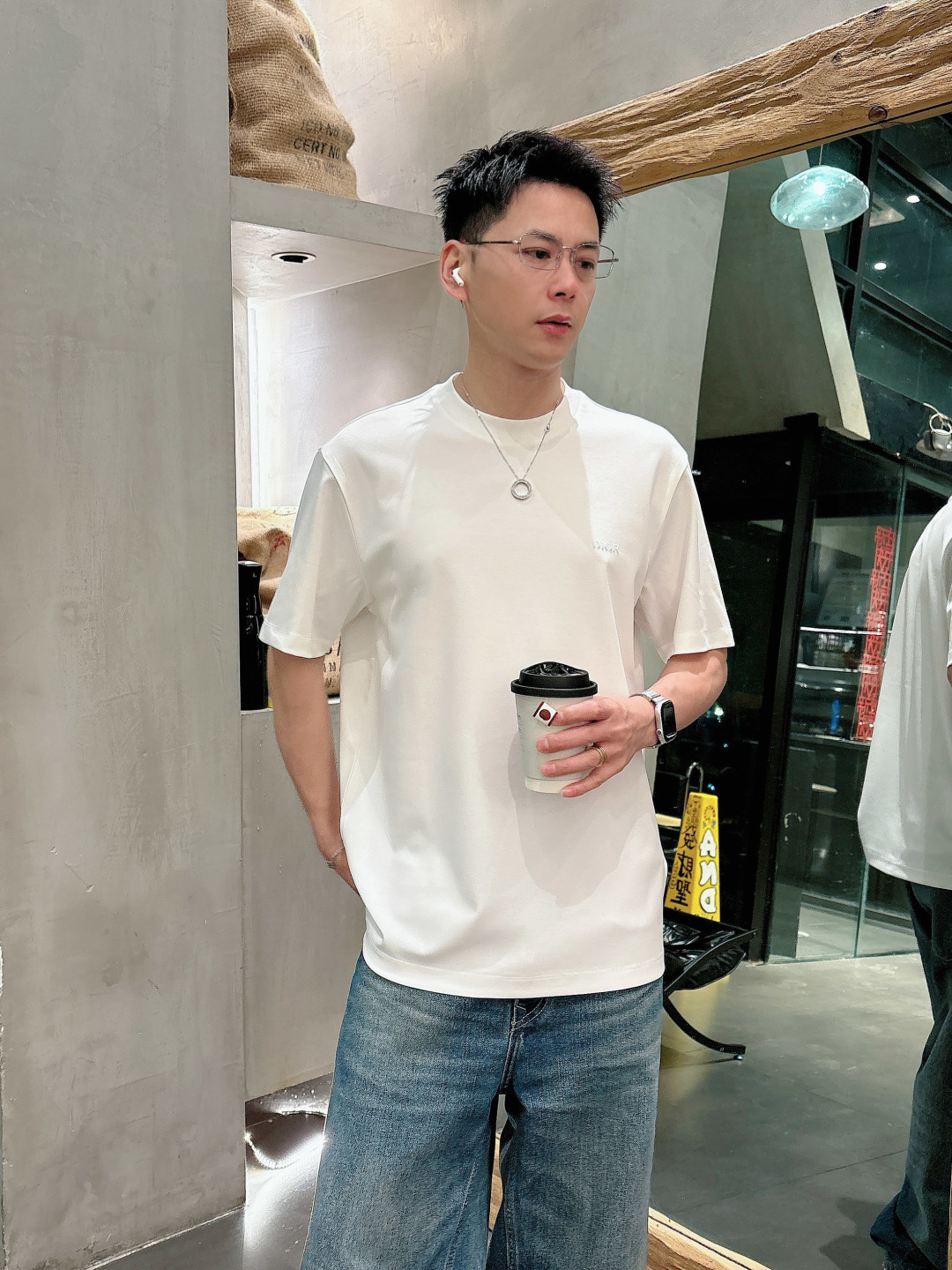 2026 春夏新品 D家短袖颜色： 白色 黑色 金铜色码数：M-5XL