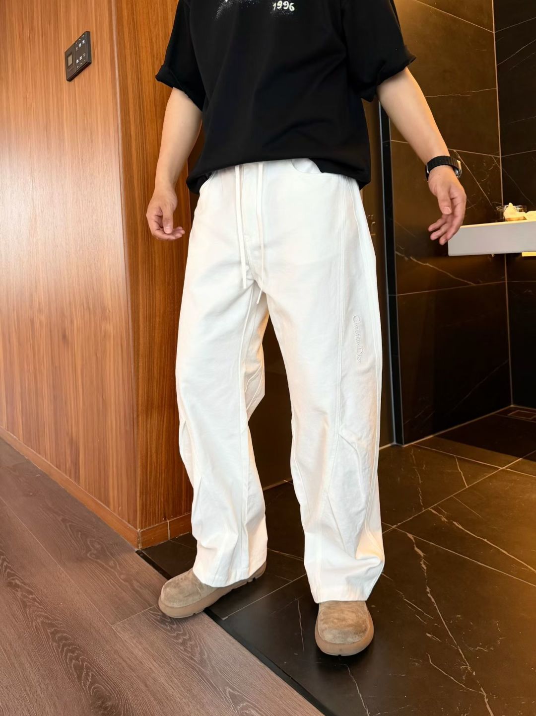 春装新款休闲裤直筒裤型M~3xl