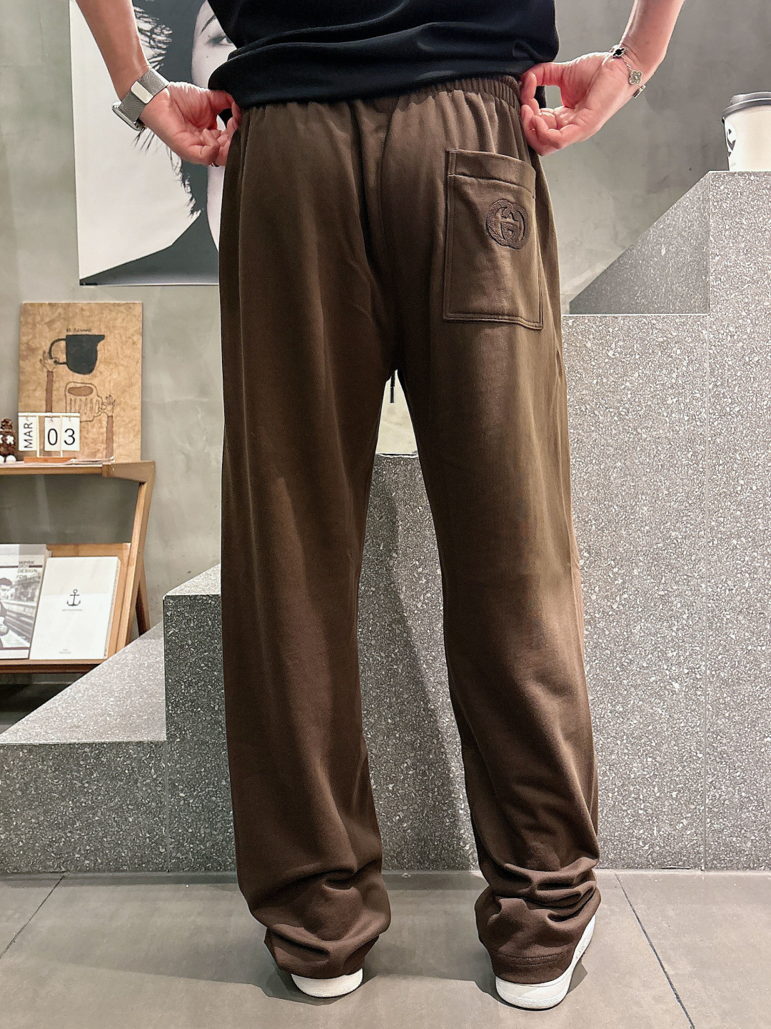 2026 春夏新品 G家休闲裤颜色： 黑色 咖色码数：M-5XL