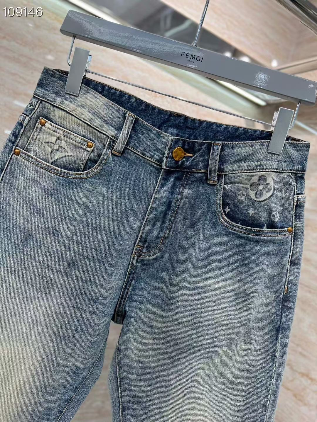 𝟐𝟎𝟐𝟔春夏上新高订欧货牛仔 现货供应 高端精梳棉面料 工艺品牌做工 顶级洗水 激光烧花 高端五金搭配 
