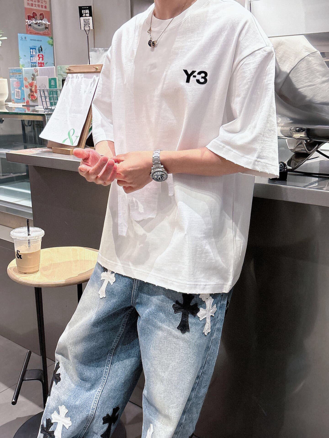 2026春夏新款Y-3短袖 尺码：XS-XL 微阔板型