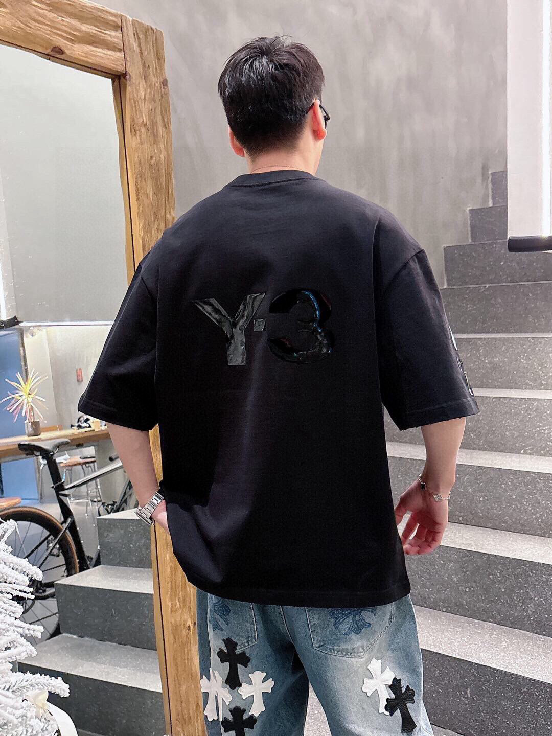 2026春夏新款Y-3短袖 尺码：XS-XL 微阔板型