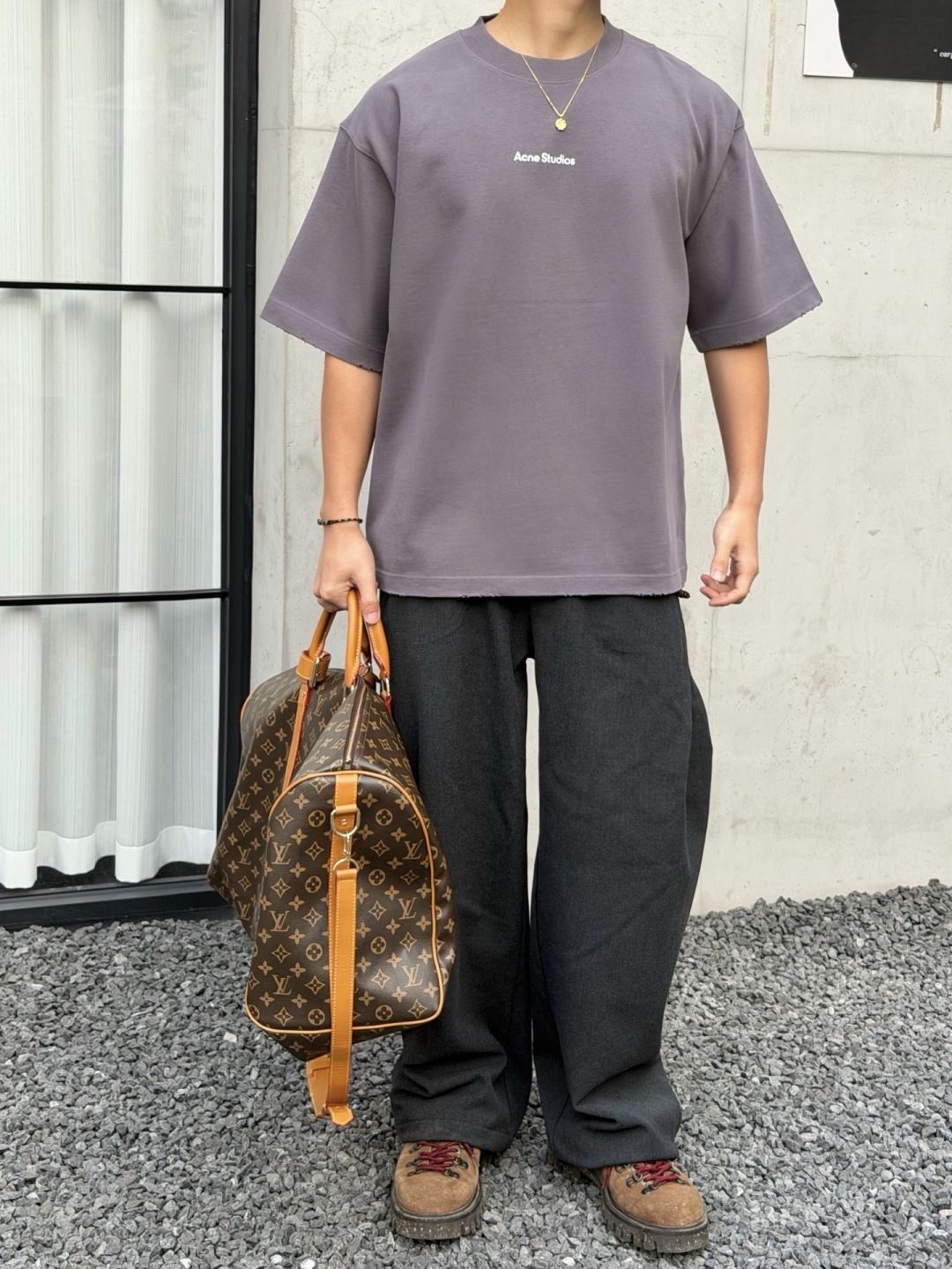 新款春季重磅T恤🆕颜色：黑，白，紫码数：XS-XL款号：52132