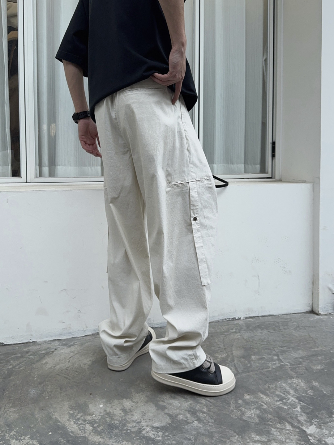 马吉拉2026春季新款裤子🔥颜色：黑，杏码数：M-3XL款号：6005