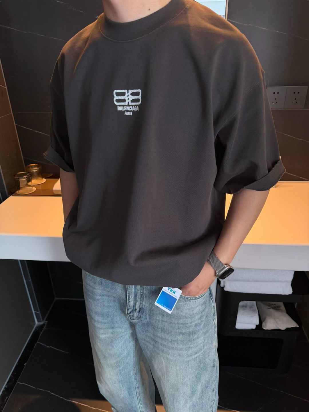 春夏新款短袖宽松阔版xs~xl
