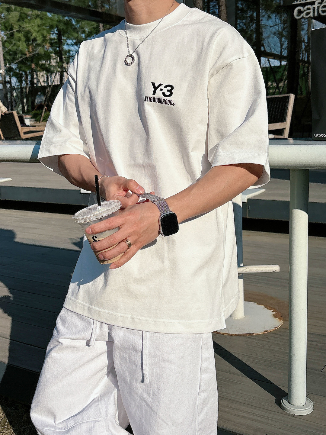 -(高版本）Y-3山本耀司 26春夏新品宽松版型短袖T恤，采用定制340g高克重棉面料，非常有质感，袖口