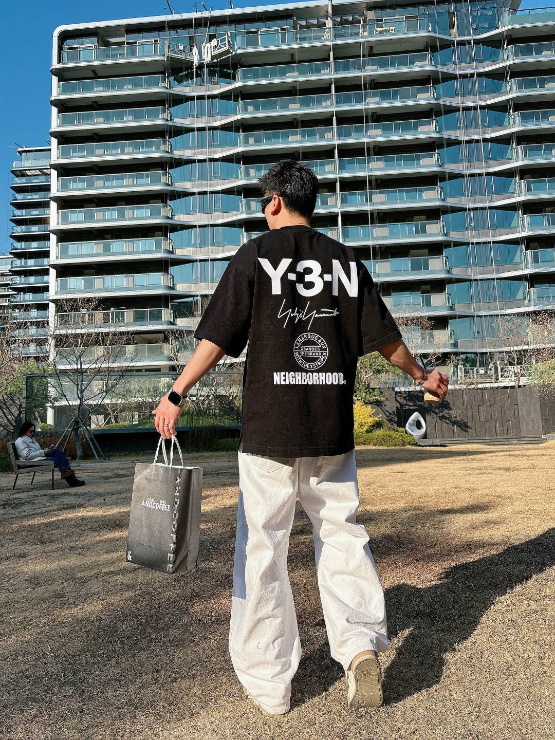 -(高版本）Y-3山本耀司 26春夏新品宽松版型短袖T恤，采用定制340g高克重棉面料，非常有质感，袖口