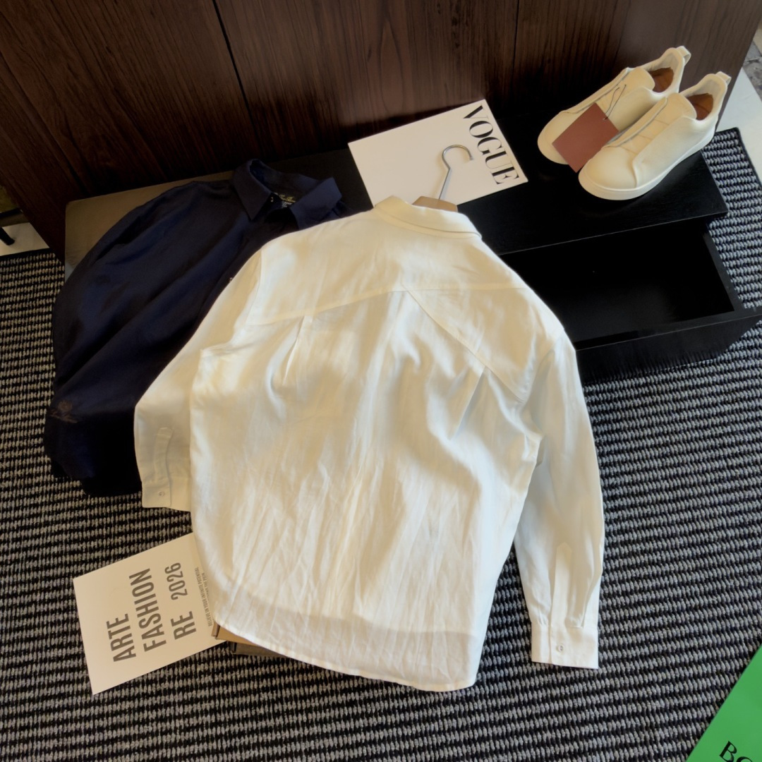 loro Piana同源亚麻衬衫｜老钱风夏日松弛感天花板真正的高级，是把自然穿在身上。这件loro Pi