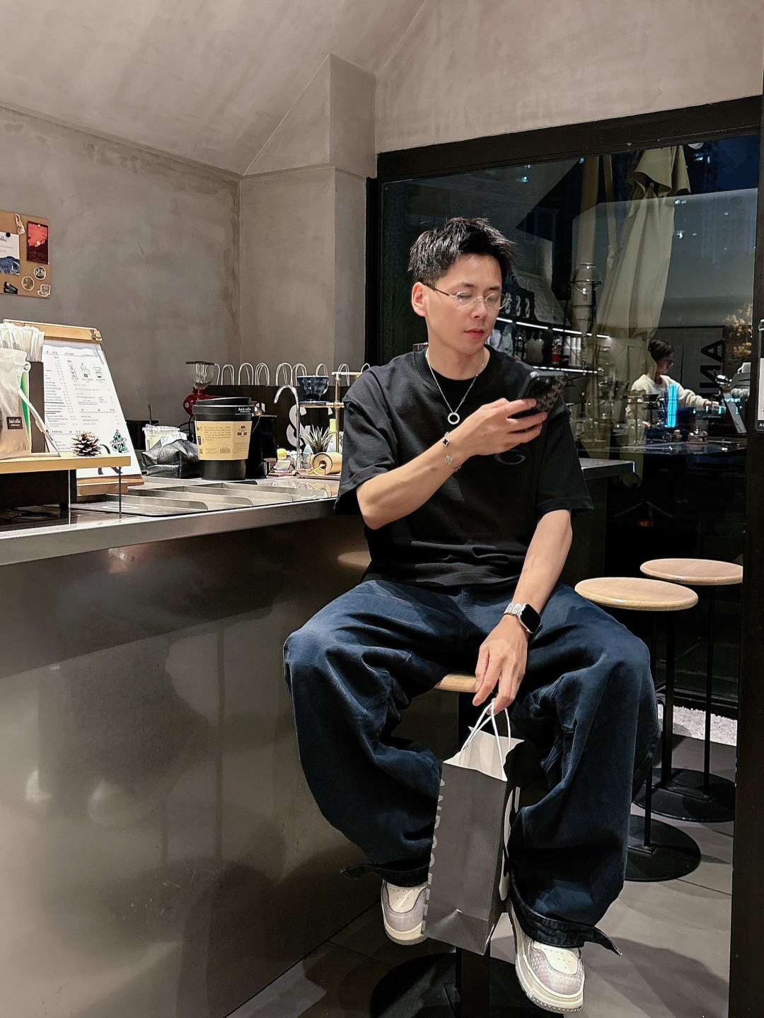26新款短袖阔版T恤颜色：黑，白尺码：S-XL