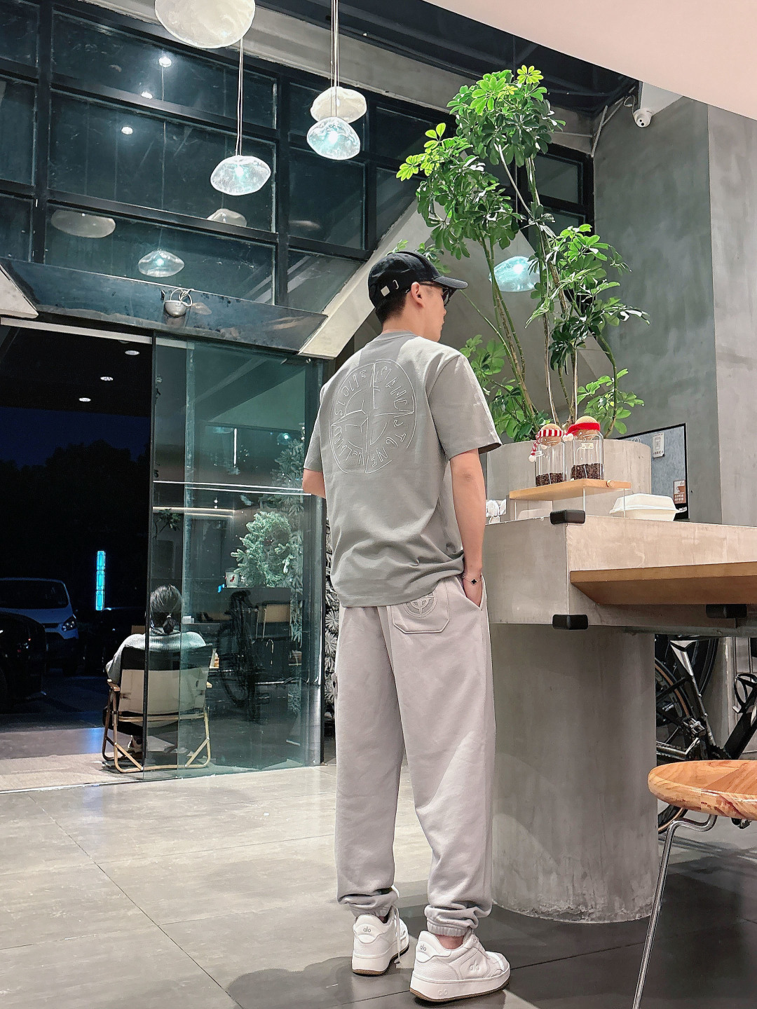 Stone Island 2026春夏短袖系列尺码: M-5XL 微阔版型克重：260克重 潮棉短袖成份