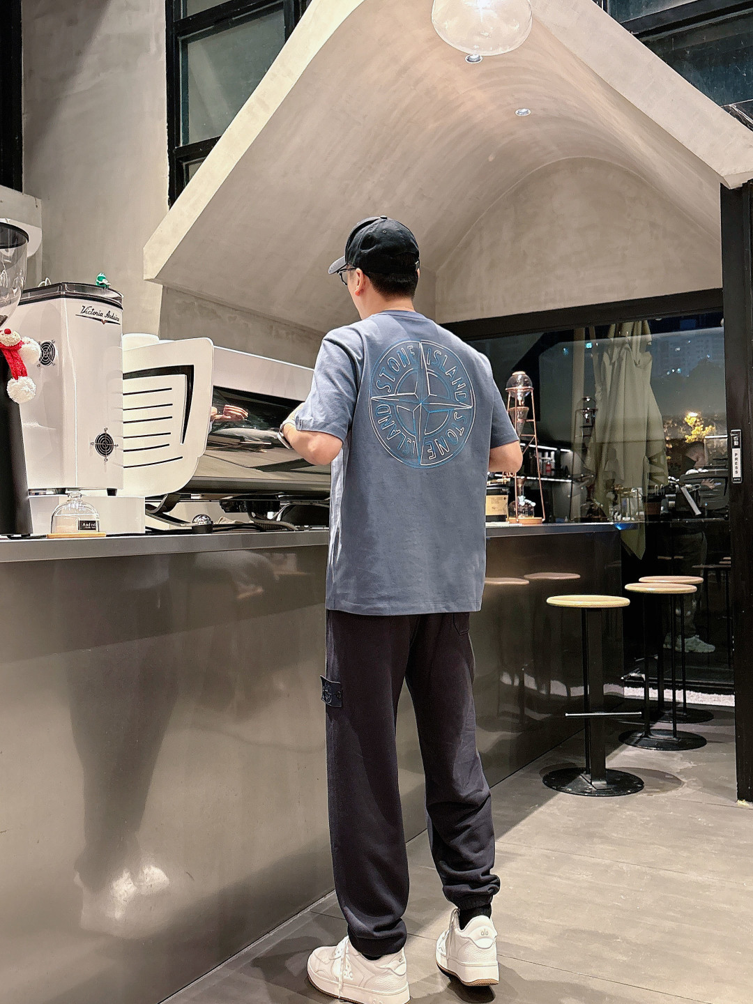 Stone Island 2026春夏短袖系列尺码: M-5XL 微阔版型克重：260克重 潮棉短袖成份