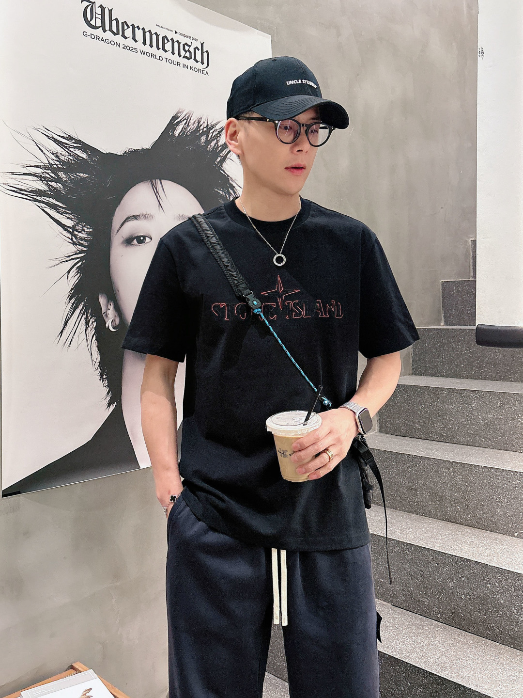 Stone Island 2026春夏短袖系列尺码: M-5XL 微阔版型克重：260克重 潮棉短袖成份
