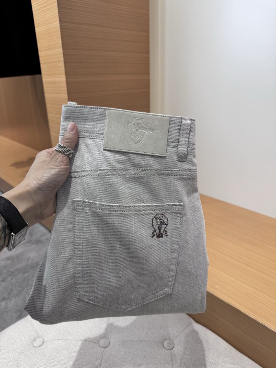 26Fw春夏季出品新款！-bc男士高端品质时尚轻薄牛仔裤，男款潮流时尚休闲微弹力牛仔裤，超级百搭裤型修身