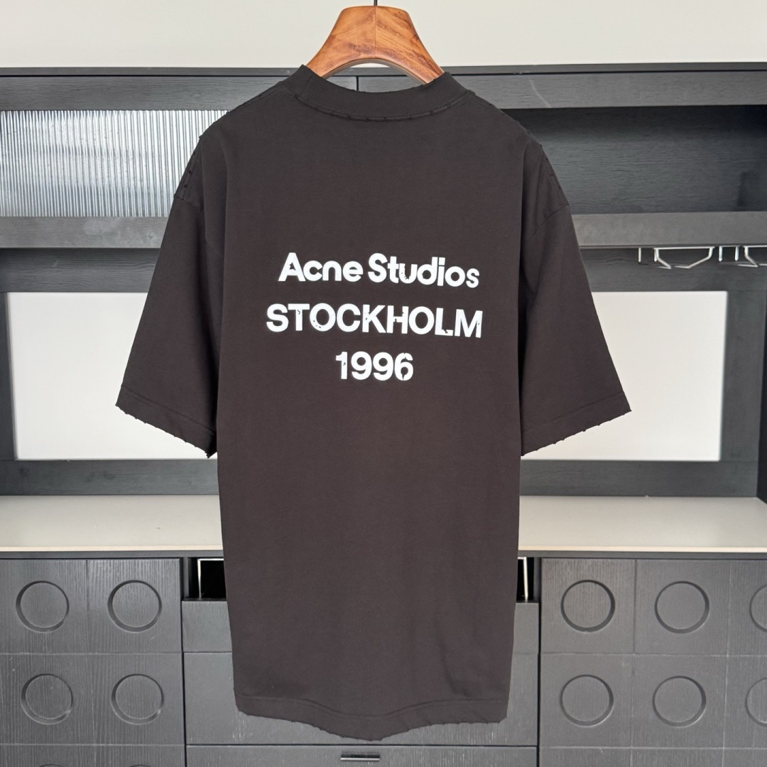 Acne Stuidos🌟2026年新款夏季短袖🆕采用纯棉面料，手感细腻，超级时尚洋气！码数：XS-XL