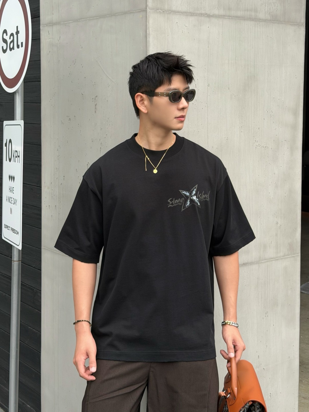 26夏季260克T恤🔥颜色：黑，白，咖码数：XS-XL款号：52199
