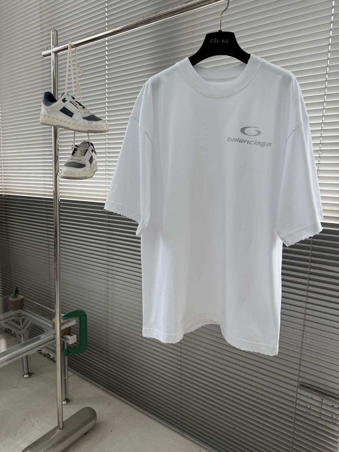 Balenciag    2026新款原单男士休闲打底短袖T恤！时尚百搭爆款⚠️宽松版型⚠️进口双股纯棉