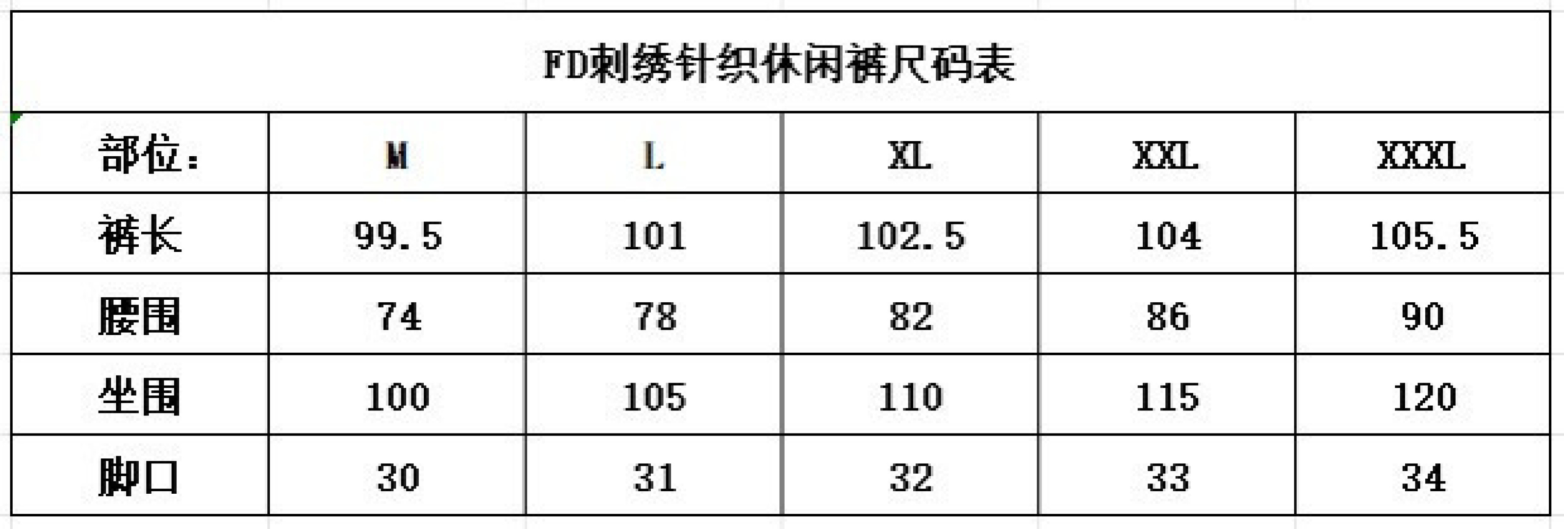 Fendi.芬迪 春夏男装刺绣标识针织休闲长裤，正面左侧饰有FF立体刺绣+后幅贴袋饰新季元素小怪兽FEN