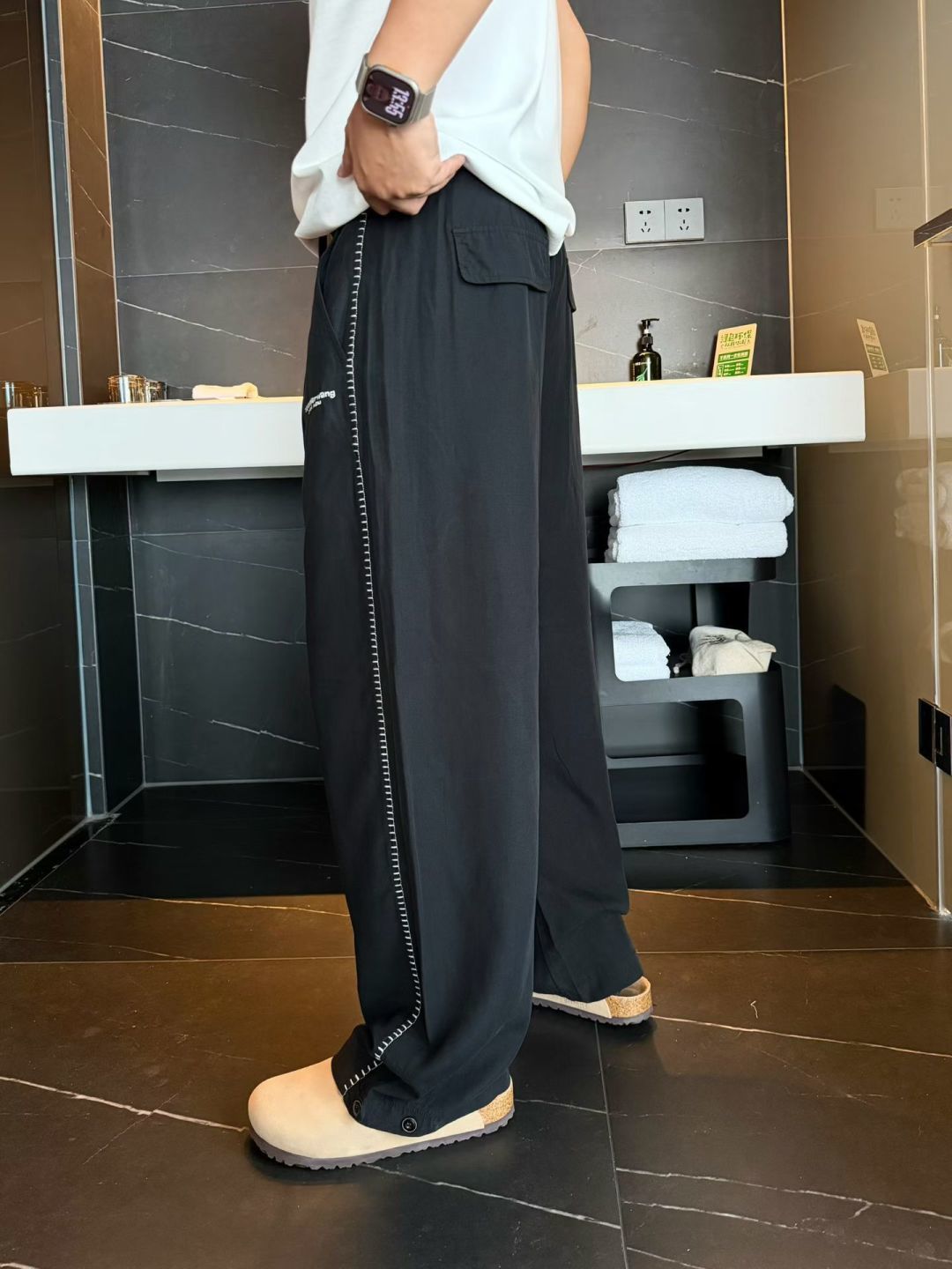 夏季新款休闲裤超薄面料直筒裤型M~3xl