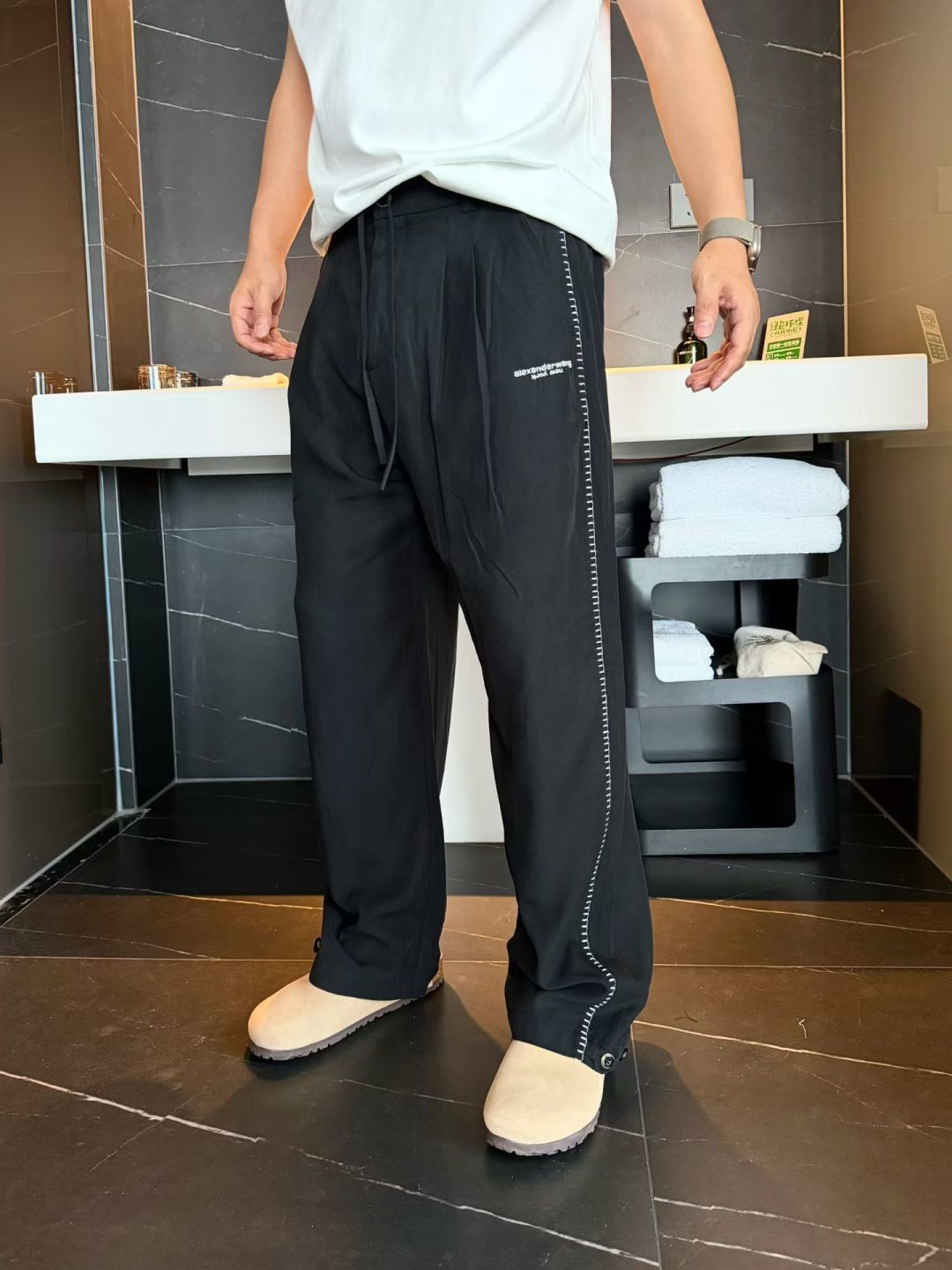 夏季新款休闲裤超薄面料直筒裤型M~3xl