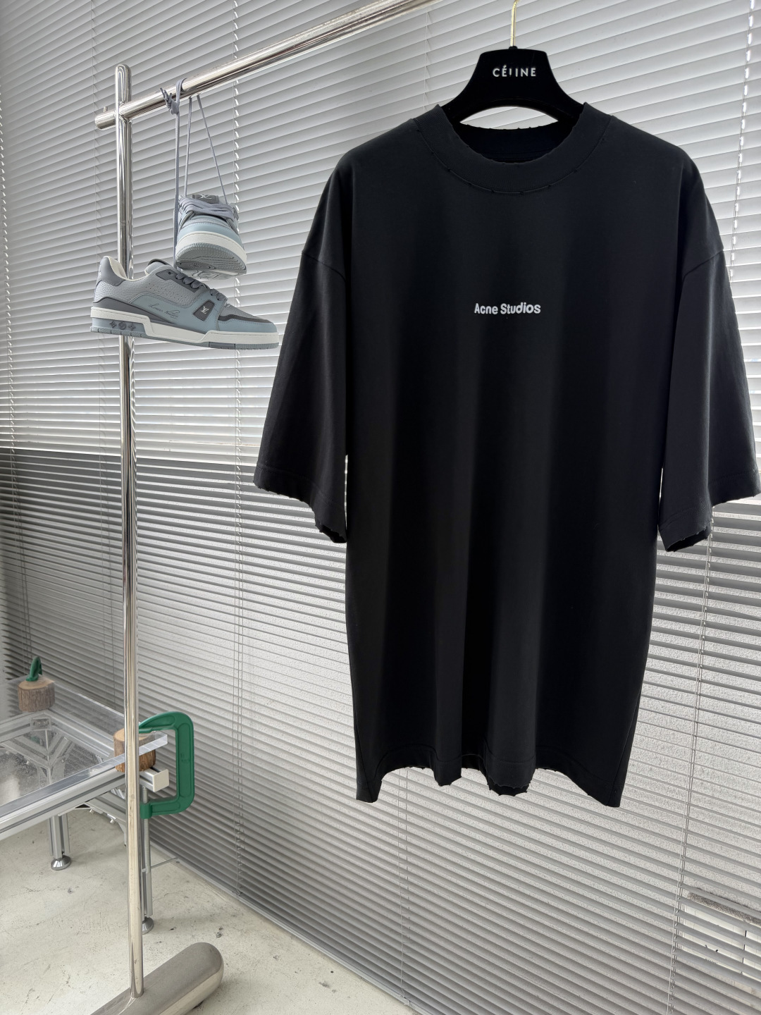 -Acne Studio 植绒 短袖T恤字母图案 辅以植绒印花工艺成衣洗水 面料更柔软 顺滑 质 -Acne Studio 植绒 短袖T恤字母图案 辅以植绒印花工艺成衣洗水 面料更柔软 顺滑 质