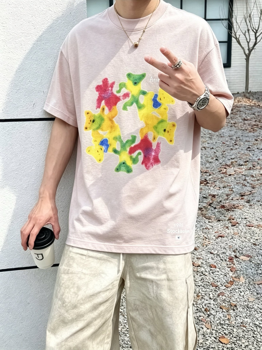 2026春夏新款Acne 短袖M-3XL
