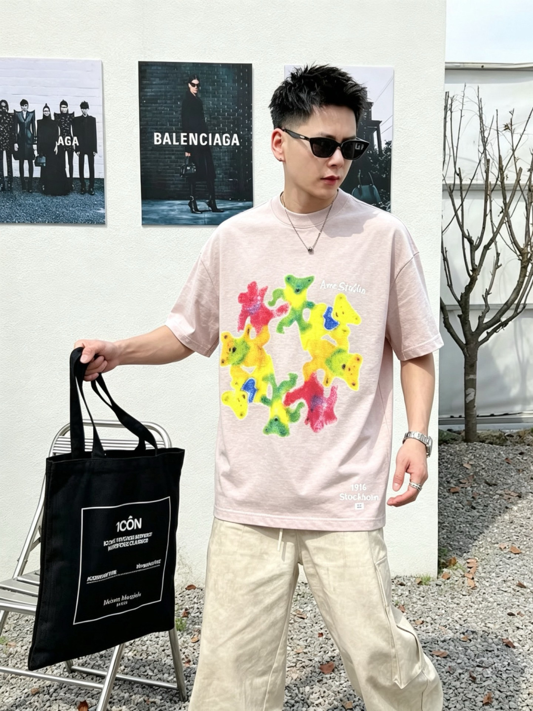 2026春夏新款Acne 短袖M-3XL