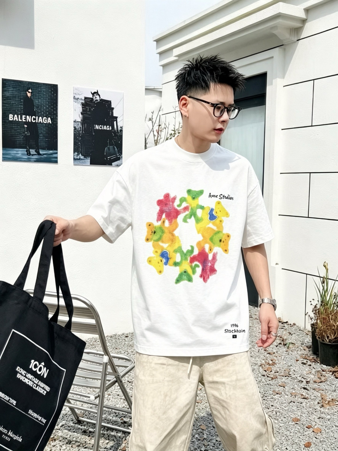 2026春夏新款Acne 短袖M-3XL