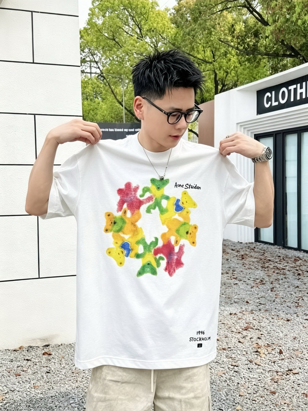 2026春夏新款Acne 短袖M-3XL