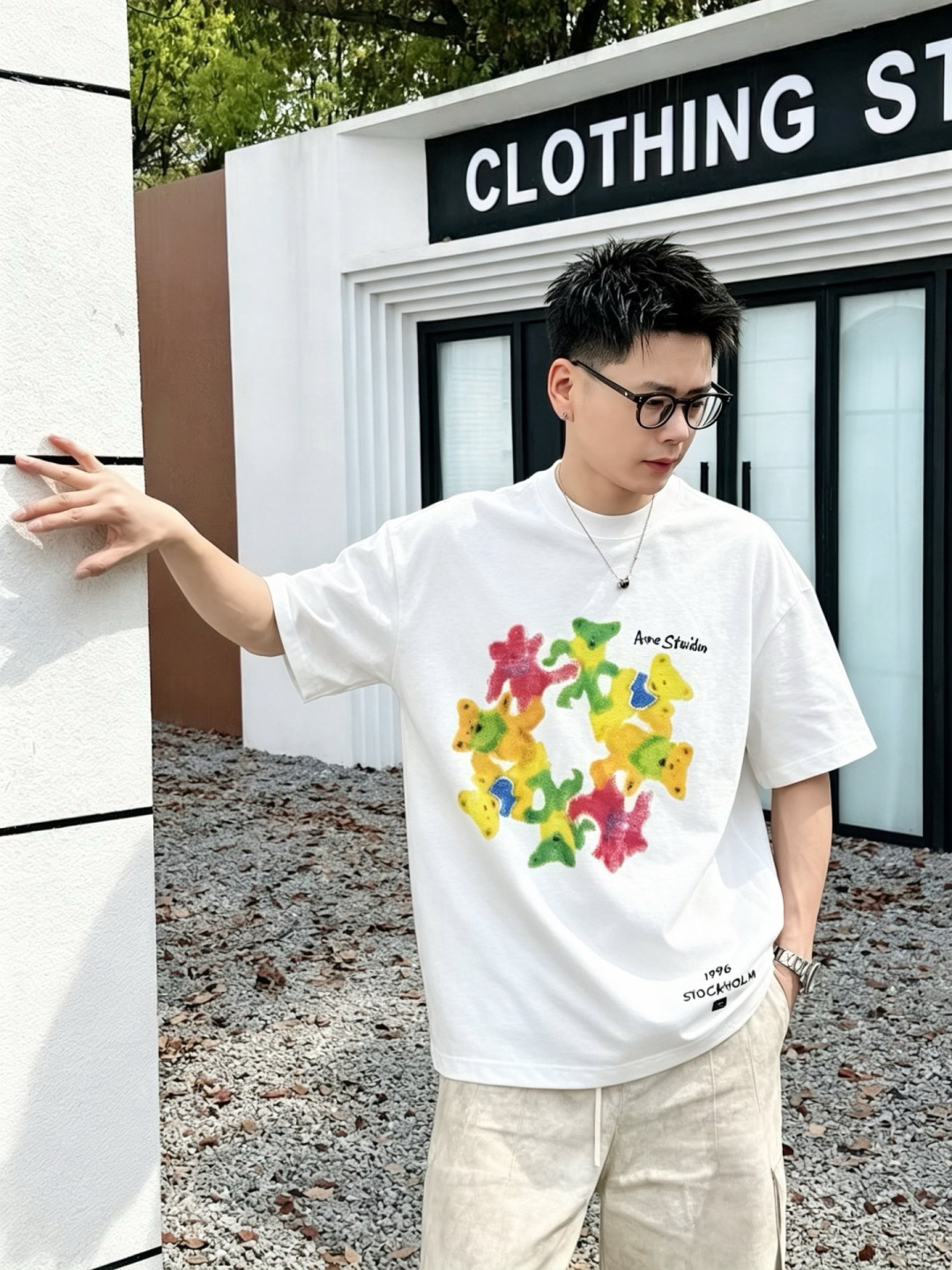 2026春夏新款Acne 短袖M-3XL