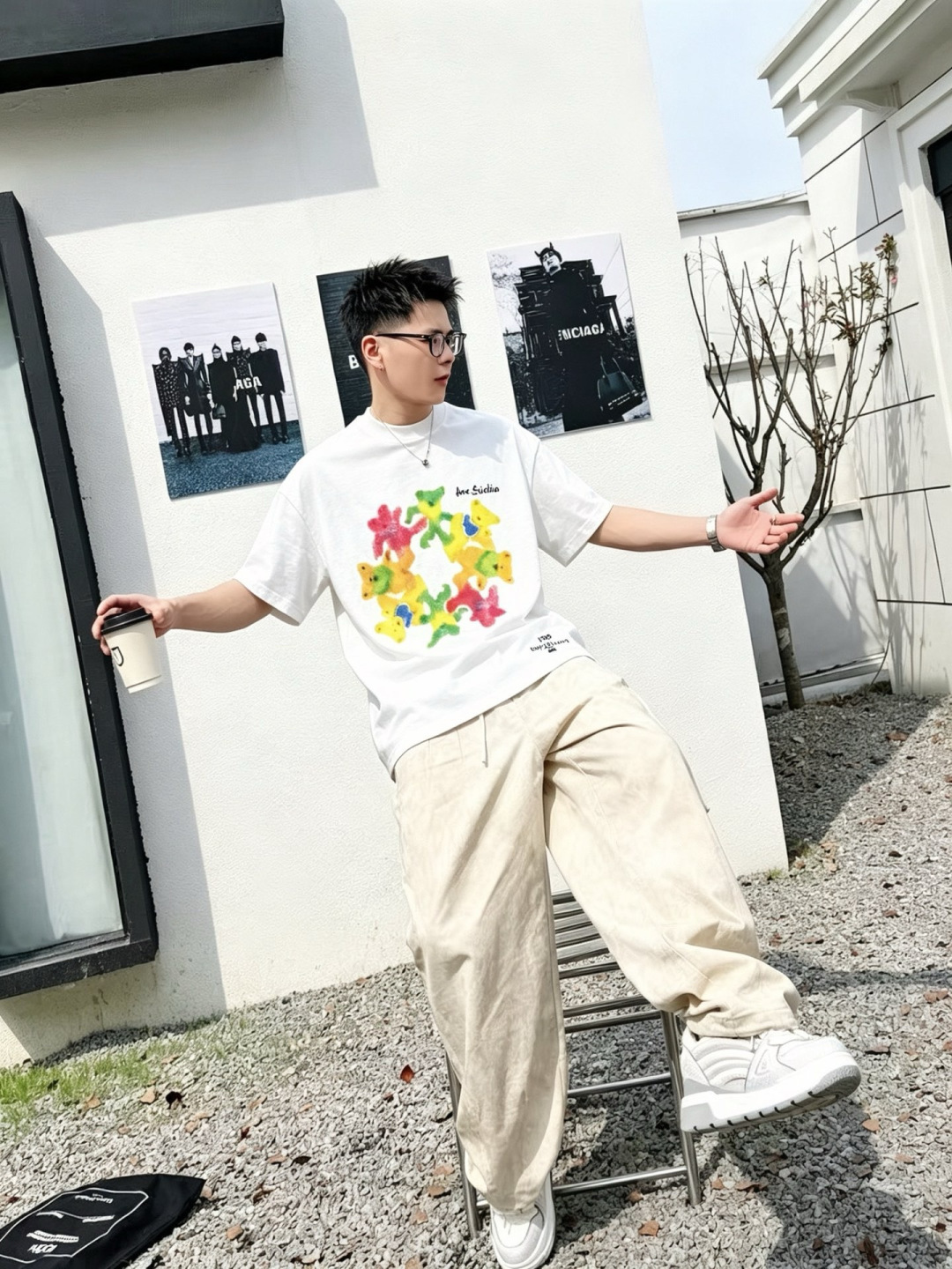 2026春夏新款Acne 短袖M-3XL