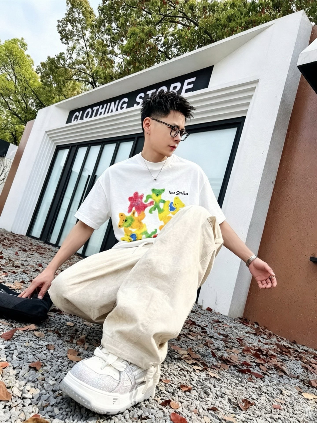 2026春夏新款Acne 短袖M-3XL