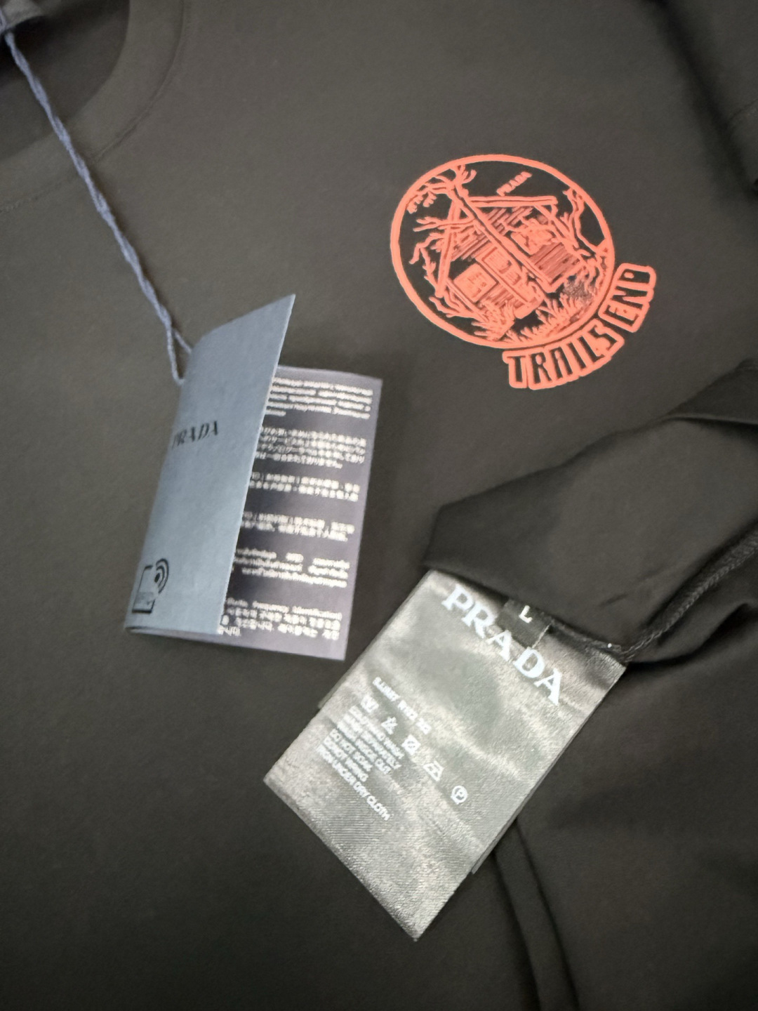 2026春夏新款普拉达双丝光短袖M-3XL